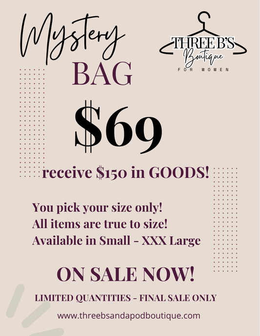 $69 Mystery Bag! LIMITED TIME
