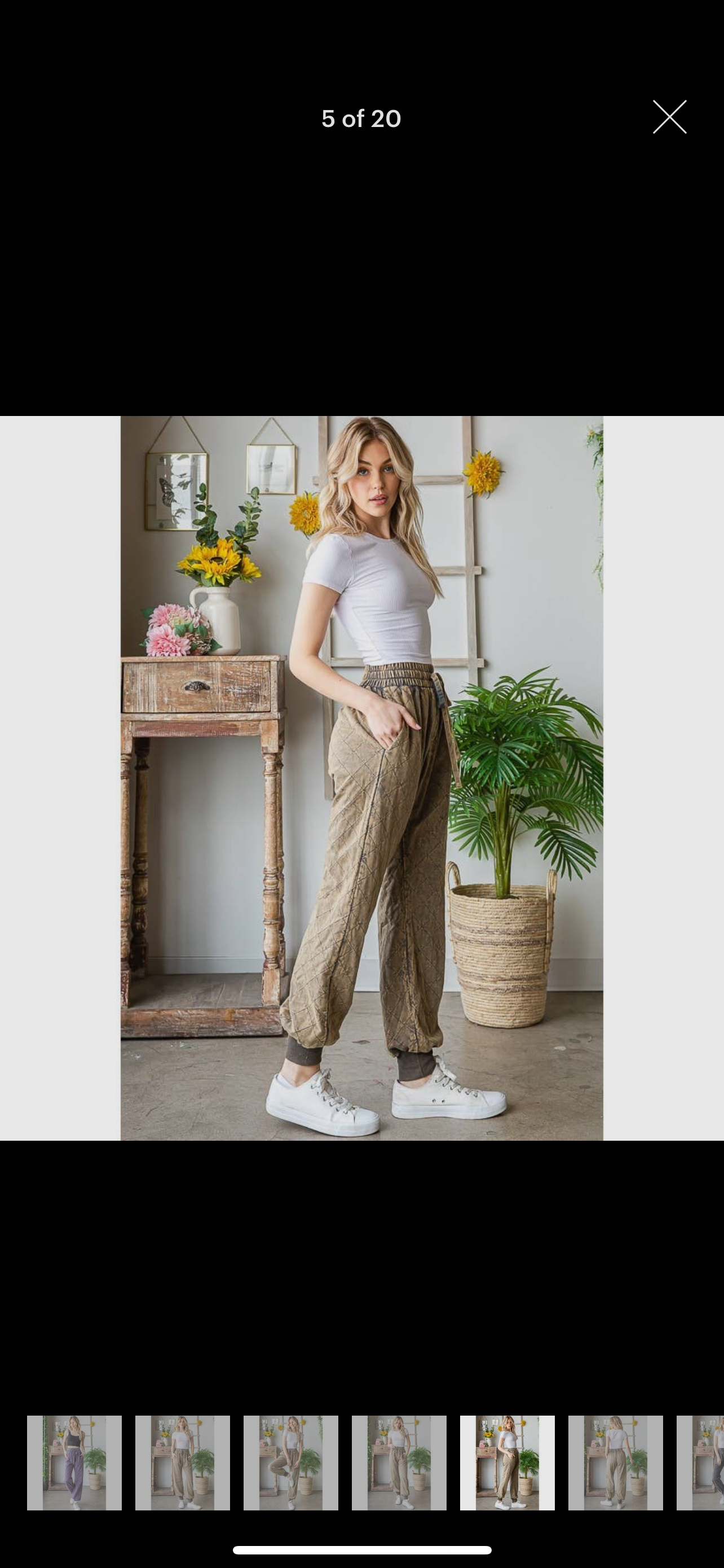 Dress Me Up Quilted Jogger
