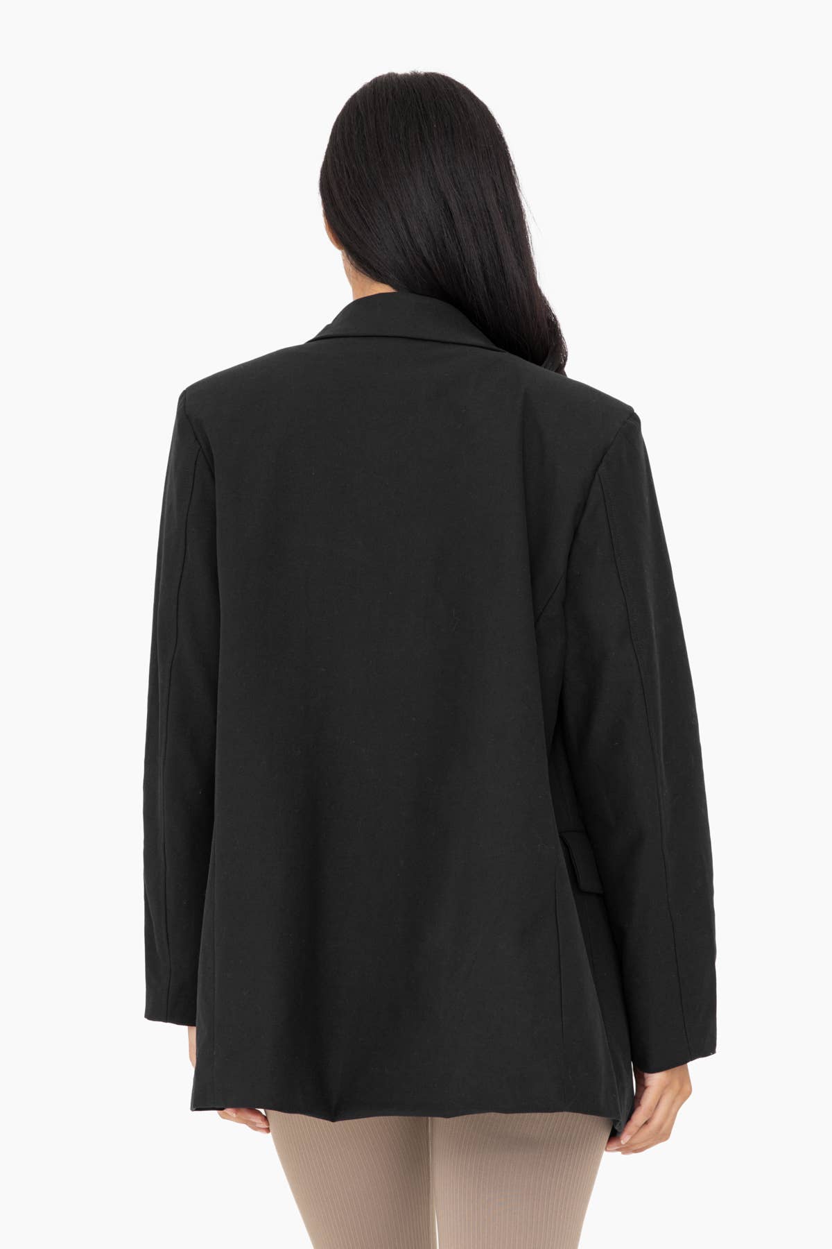 Oversized Black Blazer (no stretch)