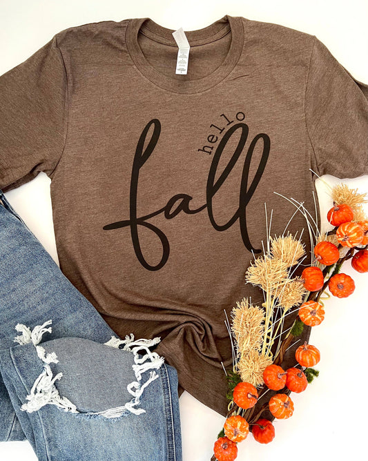 Hello Fall tee