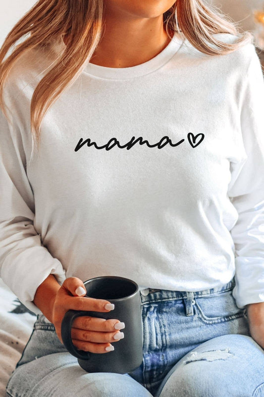 Mama Heart Long Sleeve