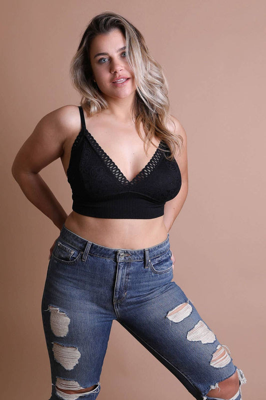 Plus Size Waistband Loop Lace Brami