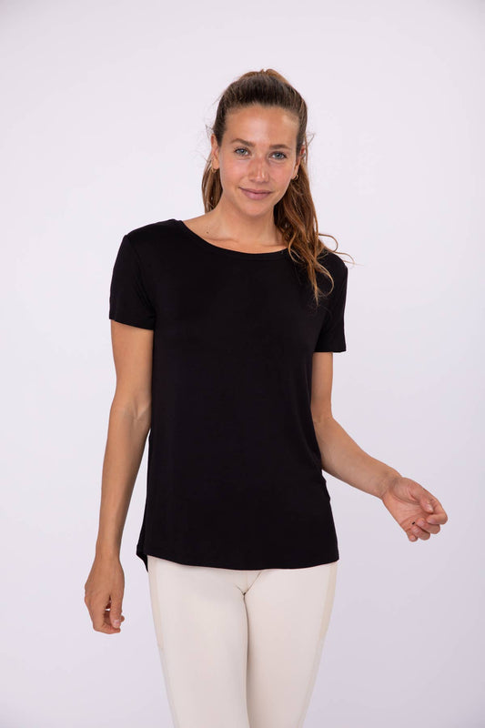 Short Sleeve High-Low Top